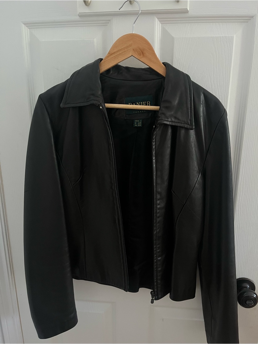 Vintage Black Leather Jacket
